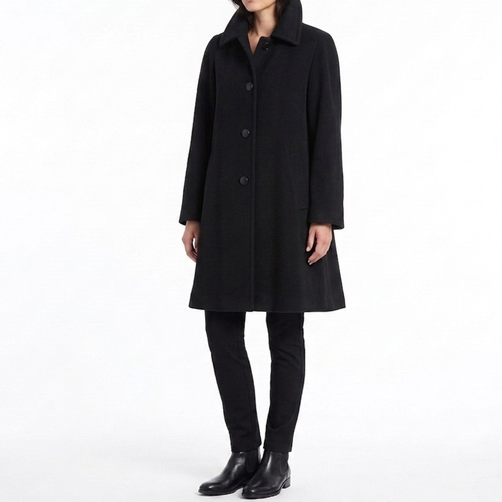80’s Virgin Wool Canada MODES ME-JAY Vintage Overcoat A-Line Swing Car Coat 11